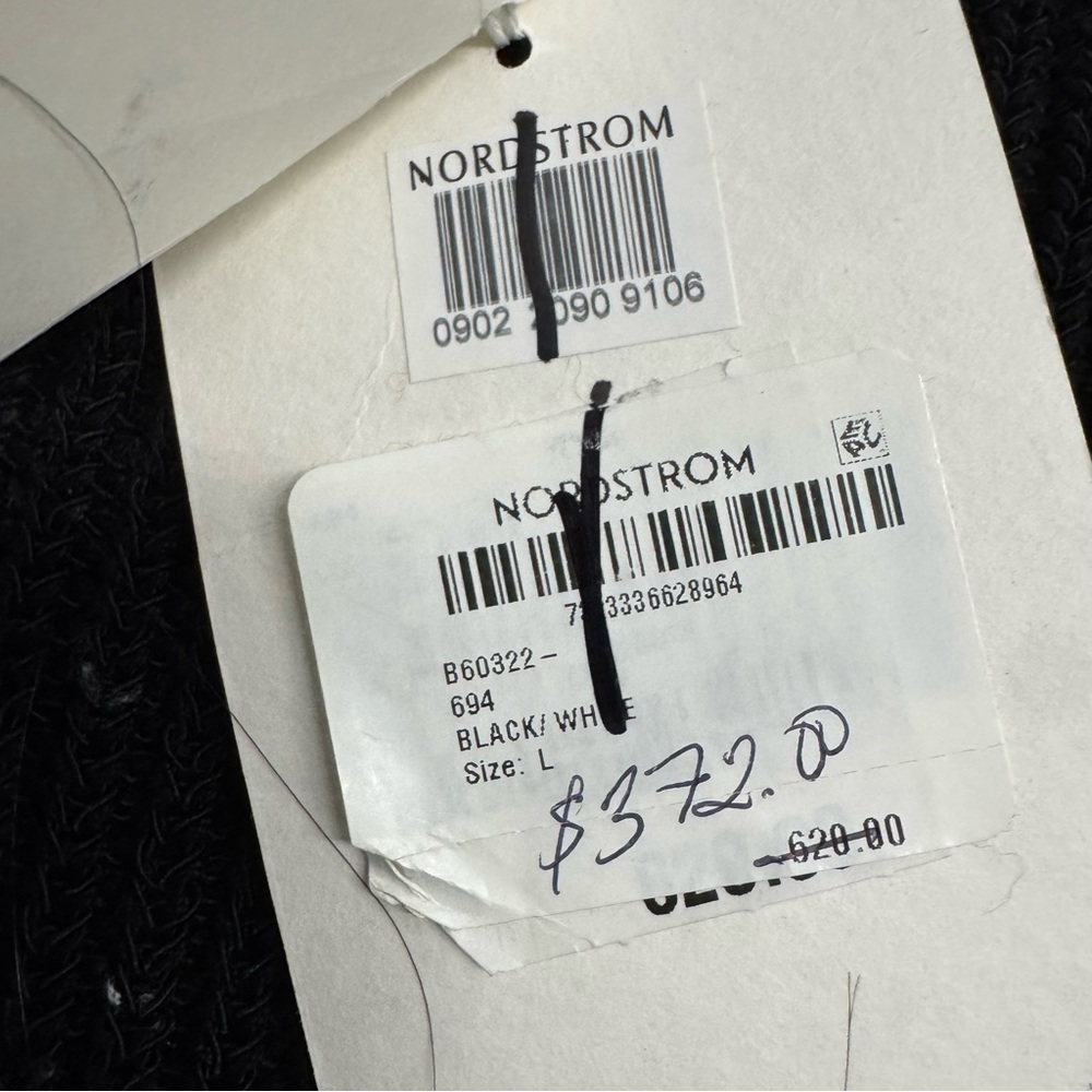 Acne Studios FLORAGATAN 13 Black Acid Wash Sweater Size L Designer Luxury Grunge - Picture 6 of 11